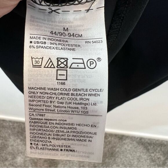 Banana Republic Black Front Tie Knot Top | Size M - Picture 5 of 7